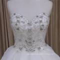 Strapless Organza Ball Gown Wedding Dress